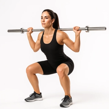 SZTANGA PROSTA GRYF OLIMPIJSKI 50mm DO ĆWICZEŃ SIŁOWYCH 120cm